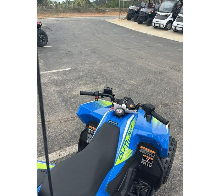 2024 Polaris® Outlaw 70 EFI Velocity Blue / Lifted Lime