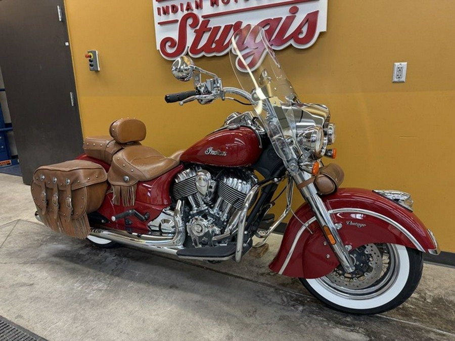 2016 Indian Chief Vintage Indian Red