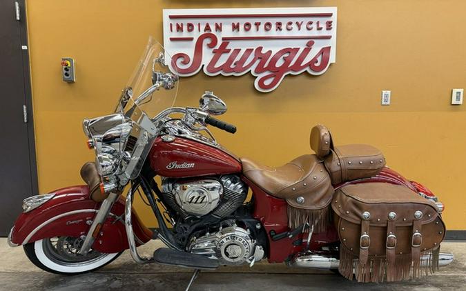 2016 Indian Chief Vintage Indian Red