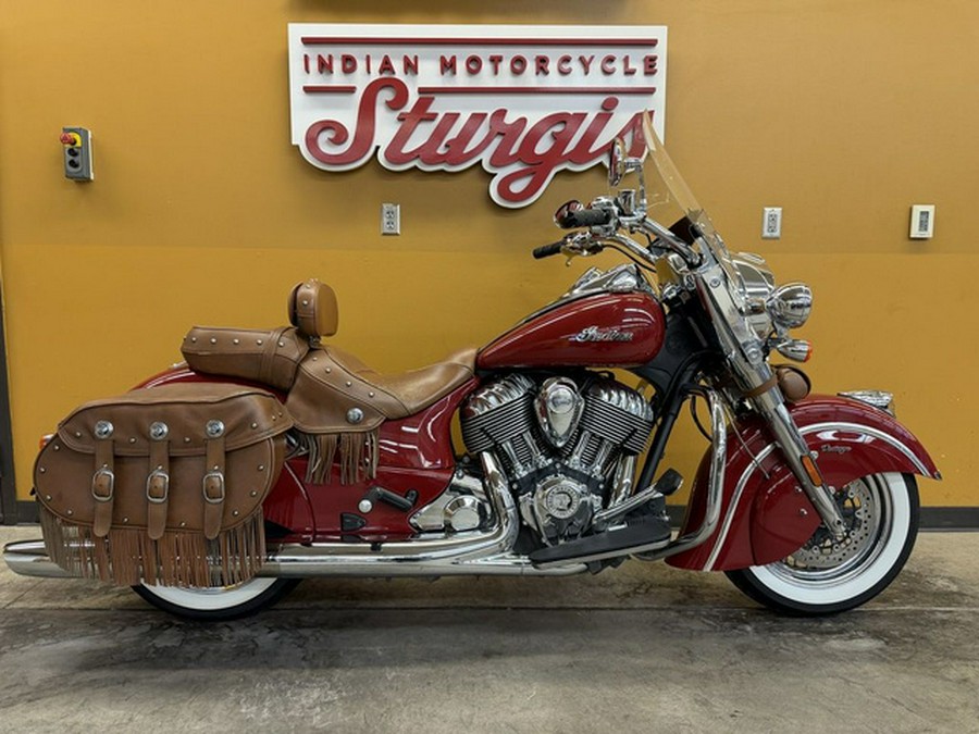 2016 Indian Chief Vintage Indian Red