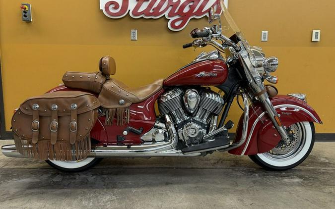 2016 Indian Chief Vintage Indian Red
