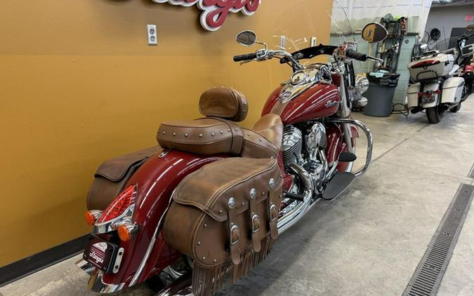 2016 Indian Chief Vintage Indian Red