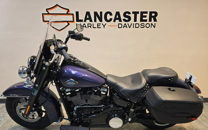 2026 Harley-Davidson® Heritage Classic Purple Abyss Black Cast Wheels FLHC