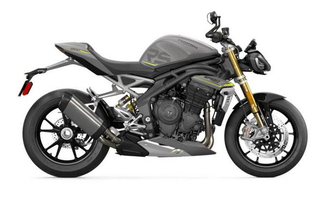 2022 Triumph Speed Triple 1200 RS Matte Silver Ice