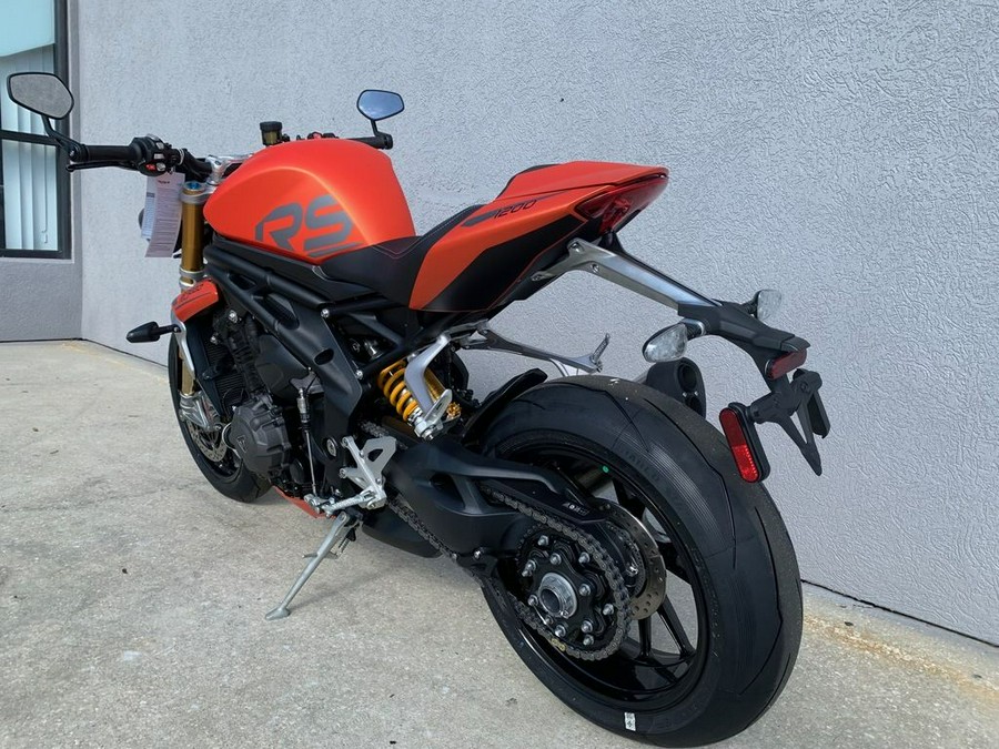 2023 Triumph Speed Triple 1200 RS Matte Baja Orange