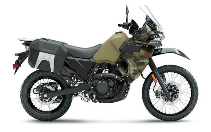 2025 Kawasaki KLR650 Adventure ABS Cypher Camo Beige