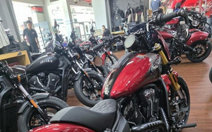 2026 Indian 101 Scout Sunset Red Metallic