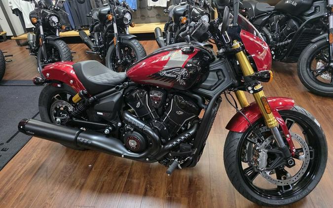2026 Indian 101 Scout Sunset Red Metallic