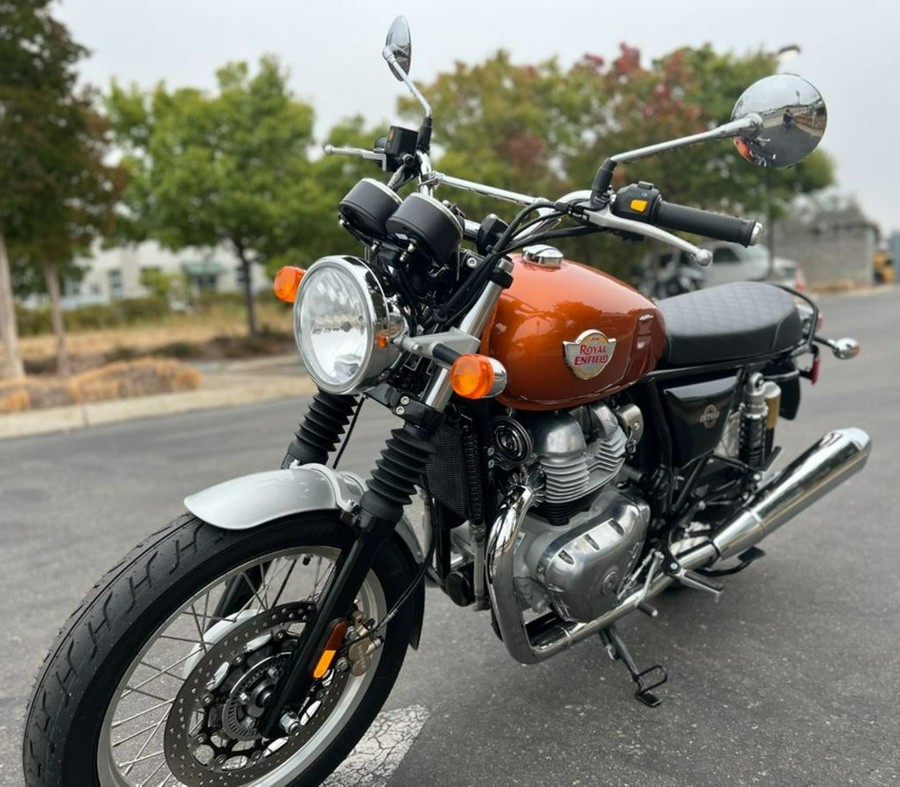 2023 Royal Enfield INT650 Orange Crush