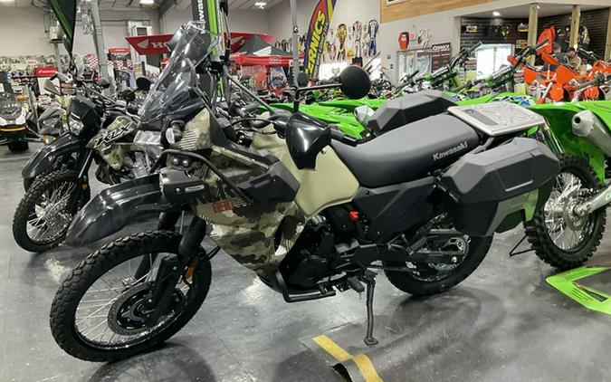 2025 Kawasaki KLR650 Adventure ABS Cypher Camo Beige