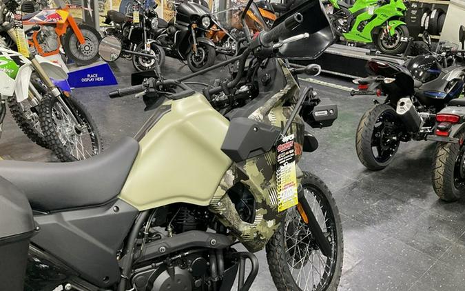 2025 Kawasaki KLR650 Adventure ABS Cypher Camo Beige