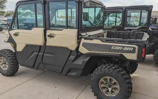 New 2024 CAN-AM DEFENDER MAX LIMITED HD10 DESERT TAN AND TIMELESS BLACK