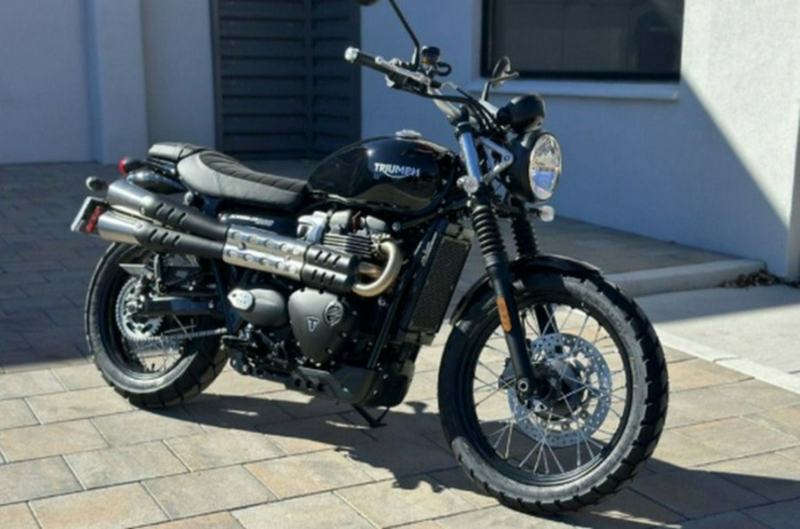 2025 Triumph Scrambler 900 Jet Black