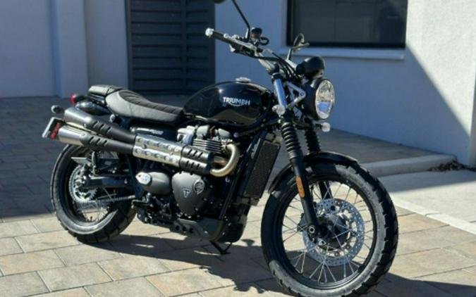 2025 Triumph Scrambler 900 Jet Black