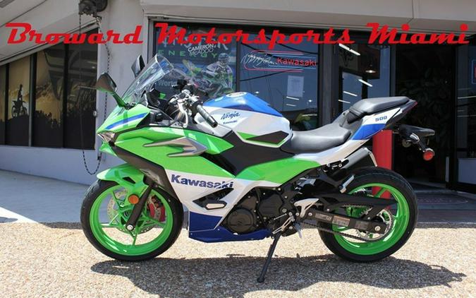 2024 Kawasaki Ninja 500 SE 40th Anniversary Edition ABS