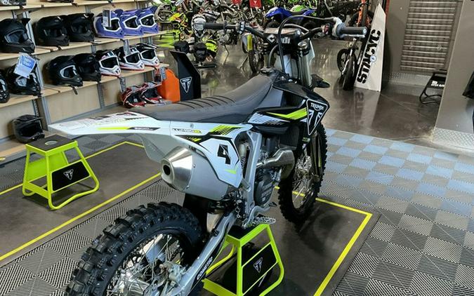 2025 Triumph TF 450-RC Edition Jet Black/Pure White