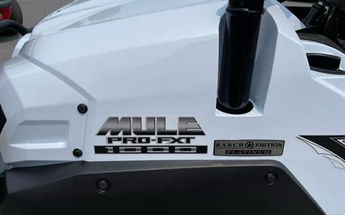 2024 Kawasaki MULE PRO-FXT 1000 Platinum Ranch Edition