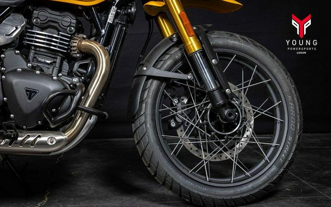 2026 Triumph Scrambler 400 XC Racing Yellow