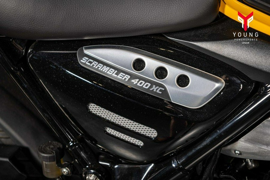2026 Triumph Scrambler 400 XC Racing Yellow