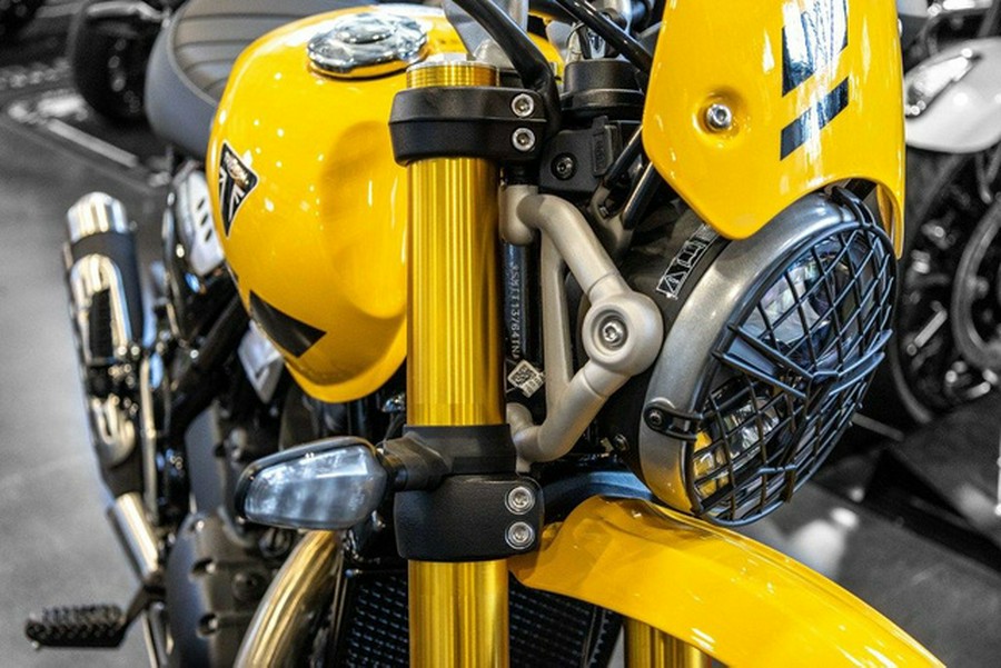 2026 Triumph Scrambler 400 XC Racing Yellow