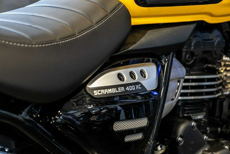 2026 Triumph Scrambler 400 XC Racing Yellow