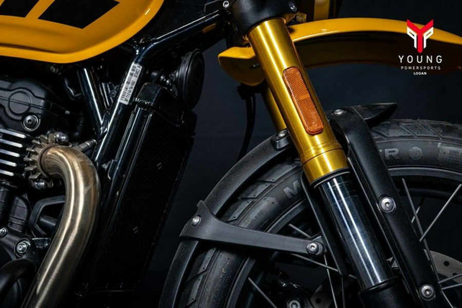 2026 Triumph Scrambler 400 XC Racing Yellow