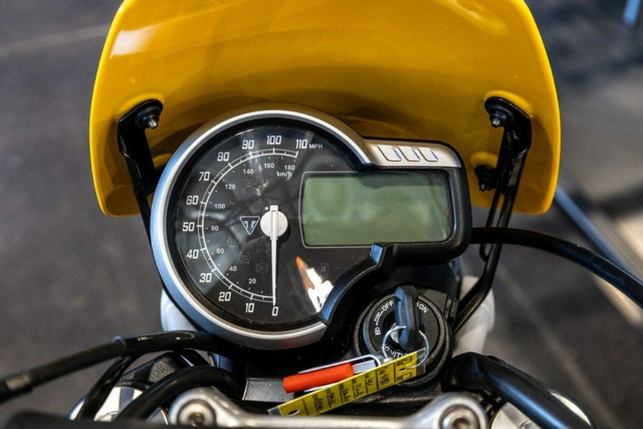 2026 Triumph Scrambler 400 XC Racing Yellow