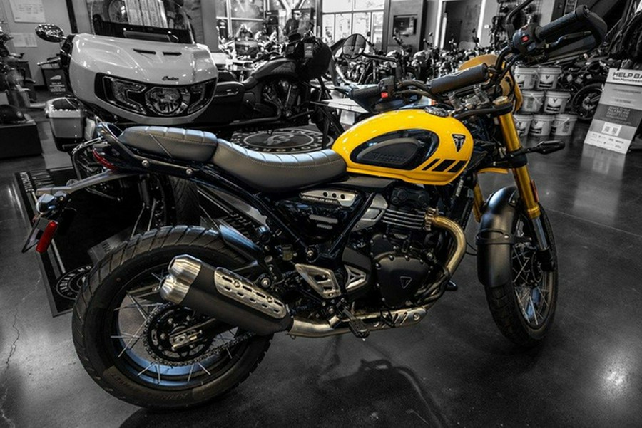 2026 Triumph Scrambler 400 XC Racing Yellow