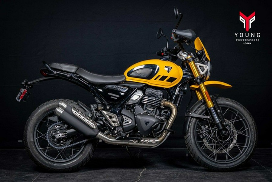 2026 Triumph Scrambler 400 XC Racing Yellow