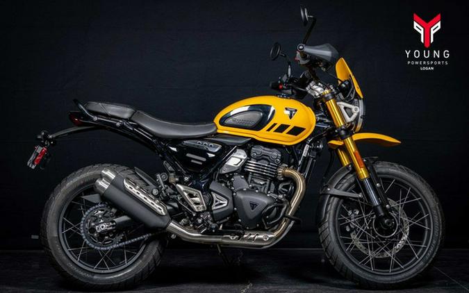 2026 Triumph Scrambler 400 XC Racing Yellow