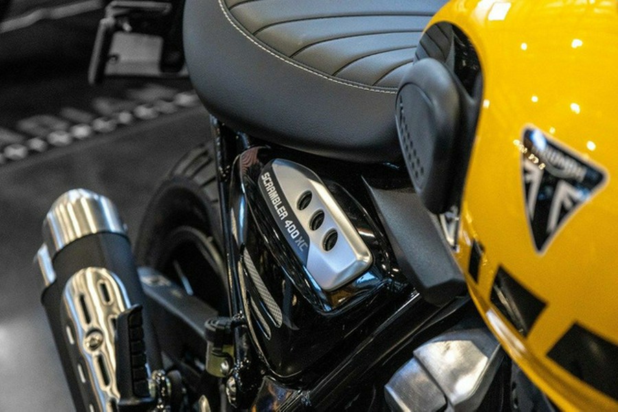 2026 Triumph Scrambler 400 XC Racing Yellow