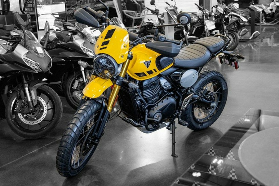 2026 Triumph Scrambler 400 XC Racing Yellow