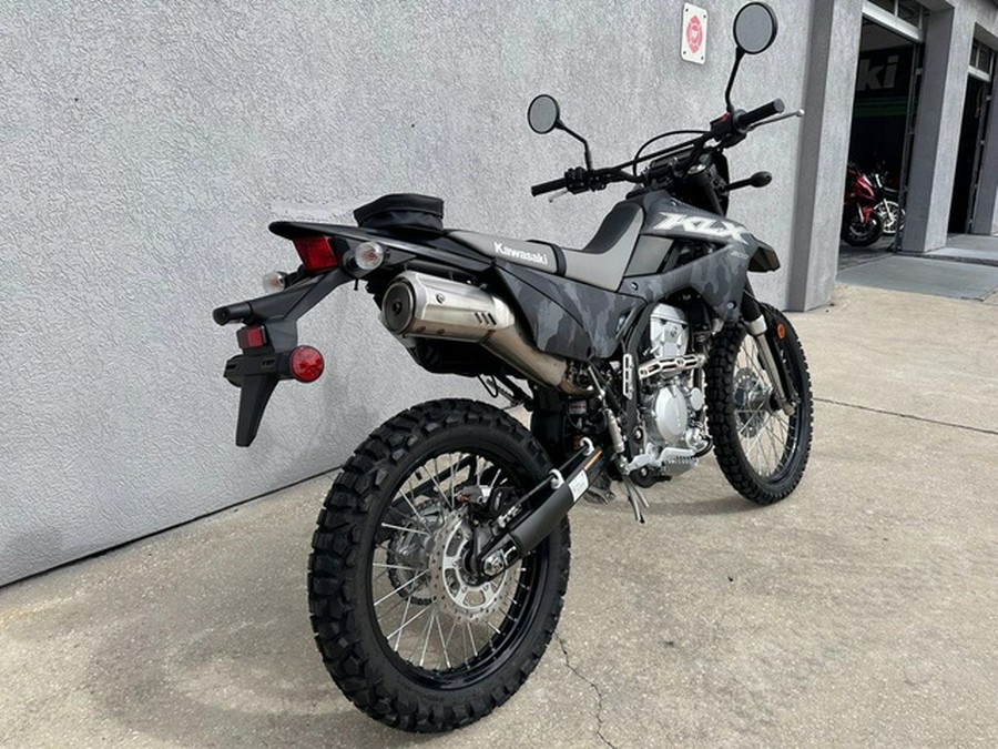 2024 Kawasaki KLX300 Cypher Camo Gray