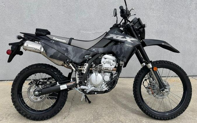 2024 Kawasaki KLX300 Cypher Camo Gray