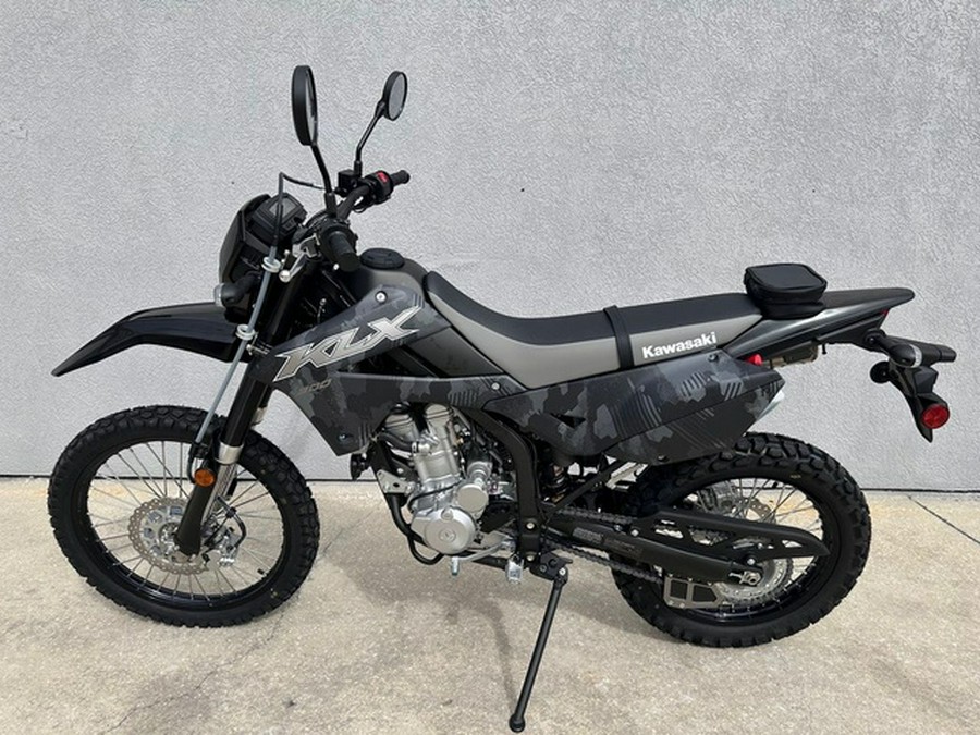 2024 Kawasaki KLX300 Cypher Camo Gray