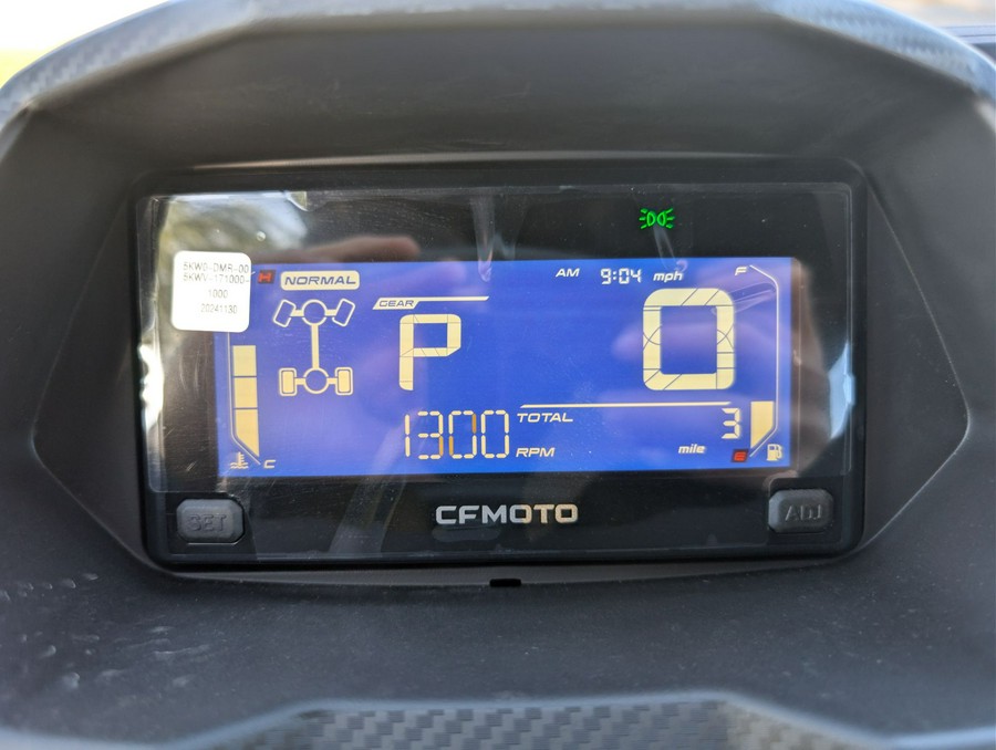 2025 CFMOTO UForce 800 XL