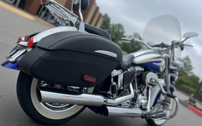 2014 Harley-Davidson® FLSTNSE CVO™ Softail® Deluxe W GOLD/COBALT 955338