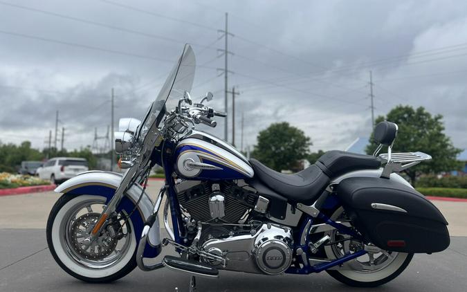 2014 Harley-Davidson® FLSTNSE CVO™ Softail® Deluxe W GOLD/COBALT 955338