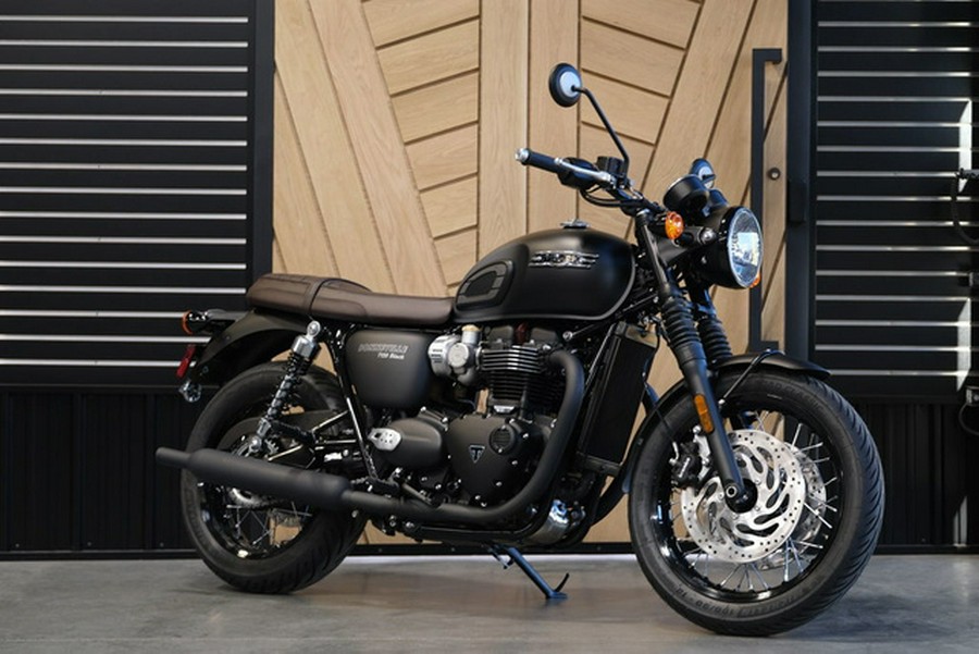 2024 Triumph Bonneville T120 Black Silver Ice/Phantom Black