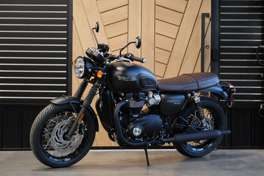 2024 Triumph Bonneville T120 Black Silver Ice/Phantom Black