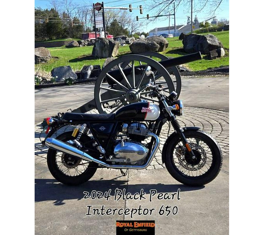 2024 Royal Enfield INT650 Black Pearl