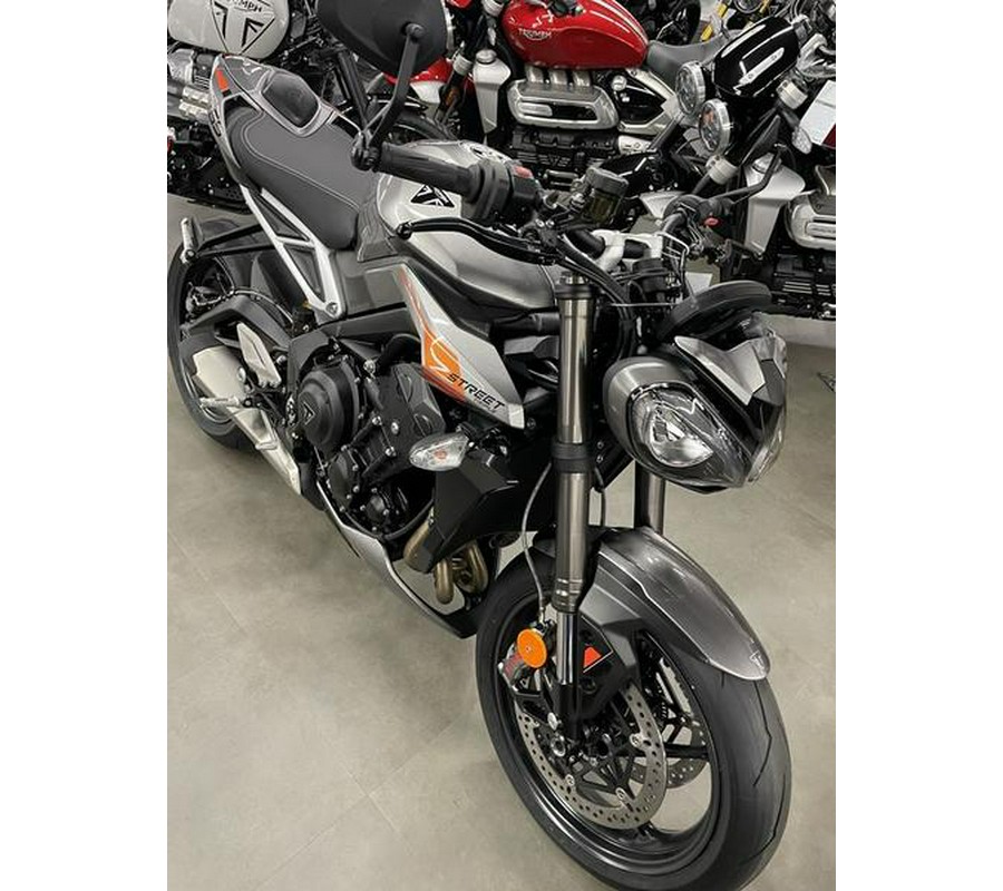 2024 Triumph Street Triple 765 RS Silver Ice