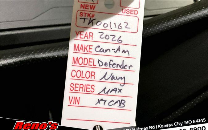 2026 Can-Am DEFENDER MAX XT CAB