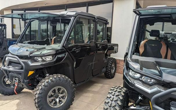 New 2024 CAN-AM DEFENDER MAX LONE STAR CAB HD10 NIGHT BLACK