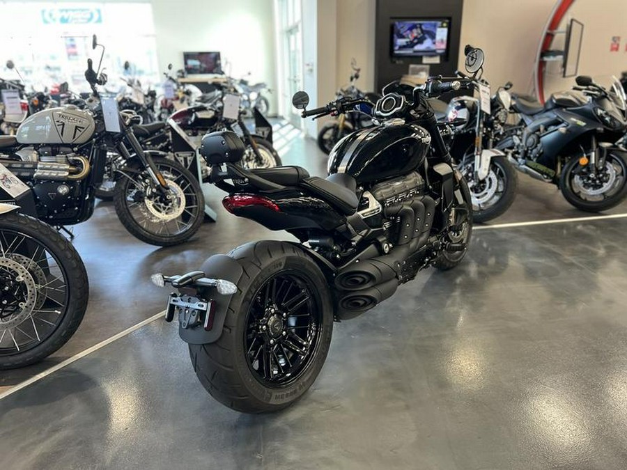 2022 Triumph Rocket 3 GT Triple Black Sapphire Black Silver Ice