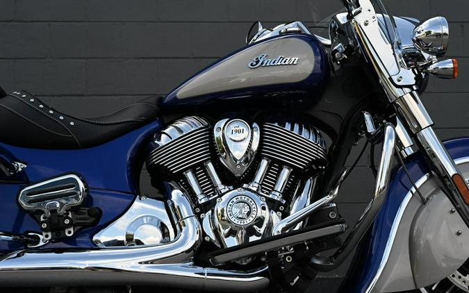 2023 Indian Motorcycle® Springfield® Spirit Blue Metallic / Silver Quartz Metallic