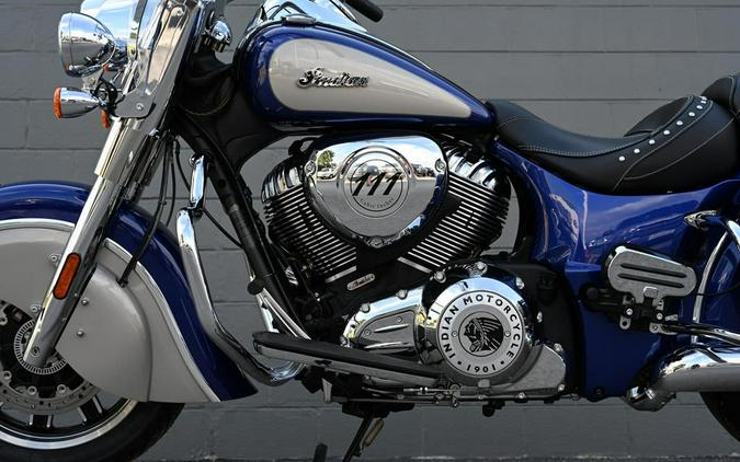 2023 Indian Motorcycle® Springfield® Spirit Blue Metallic / Silver Quartz Metallic