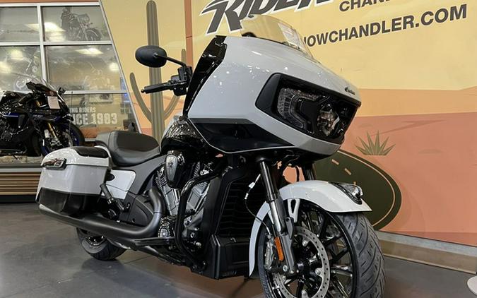 2026 Indian Challenger Dark Horse 112 W/Powerband Audio Chalk With Black Metallic