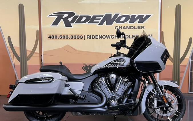 2026 Indian Challenger Dark Horse 112 W/Powerband Audio Chalk With Black Metallic