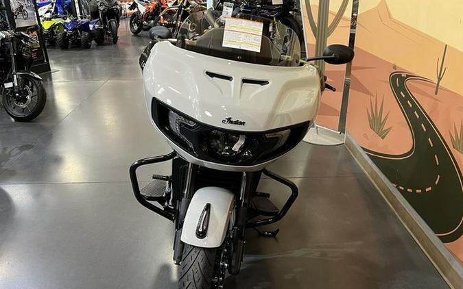 2026 Indian Challenger Dark Horse 112 W/Powerband Audio Chalk With Black Metallic